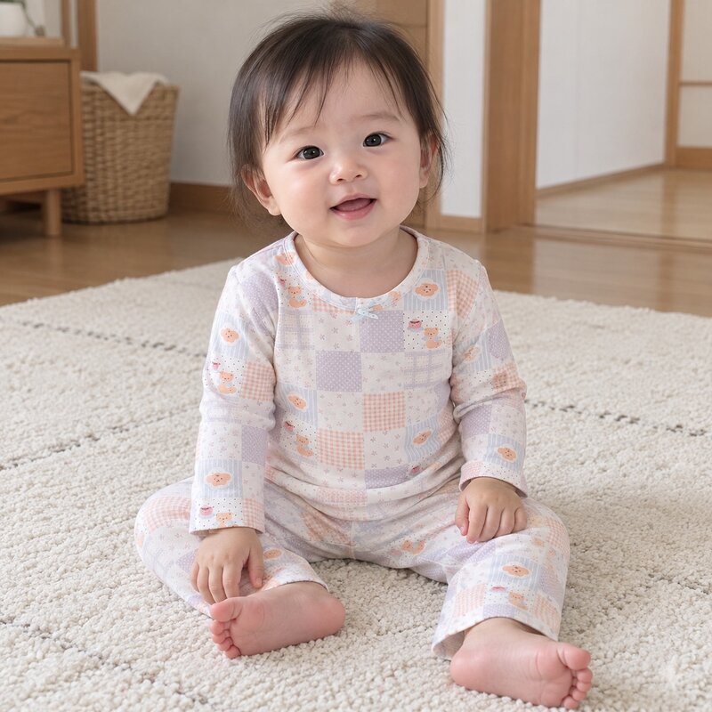 GIRL多款可愛印花棉質長袖居家套裝—Baby.兒童款 圖片 4