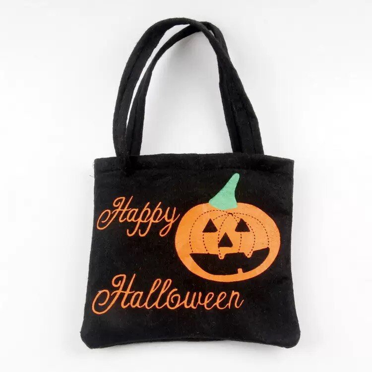 萬聖節專區-Trick or Treat 刺繡輕巧織布討糖小提袋 圖片 4