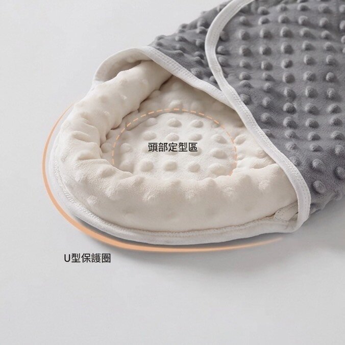 純棉 Ｕ型護頭枕魔鬼粘包巾被 圖片 6