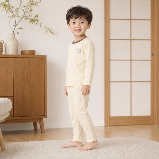 小恐龍印刷長袖居家服套裝 圖片 2