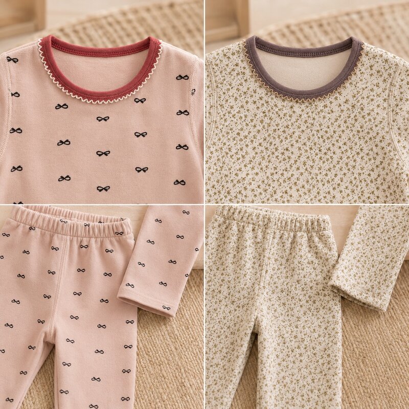 小蕾絲圓領滿版圖居家服套裝 圖片 8