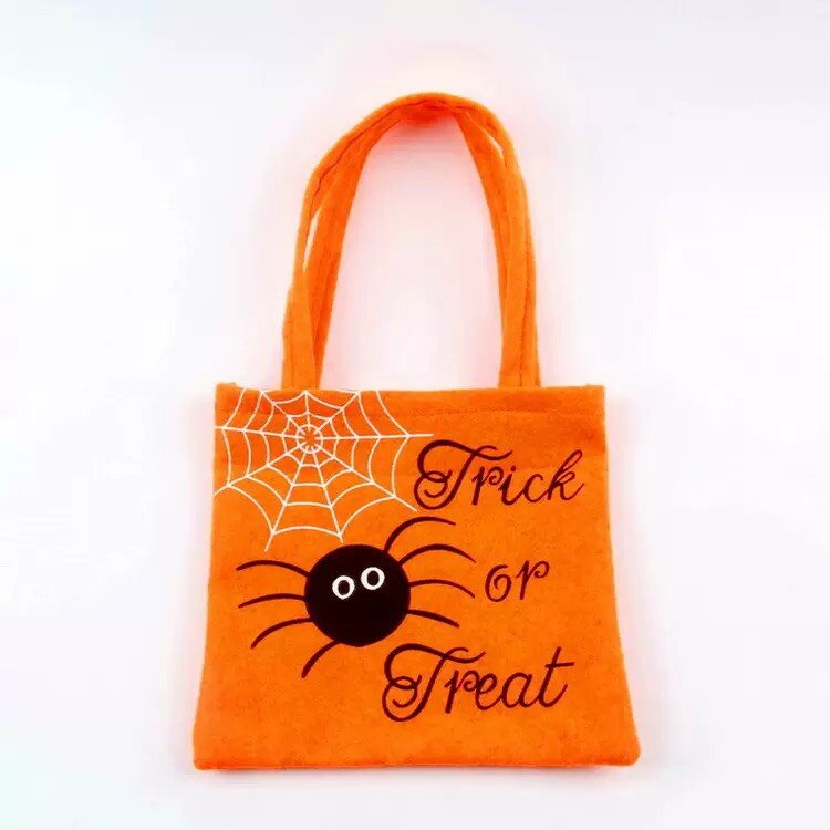 萬聖節專區-Trick or Treat 刺繡輕巧織布討糖小提袋 圖片 5
