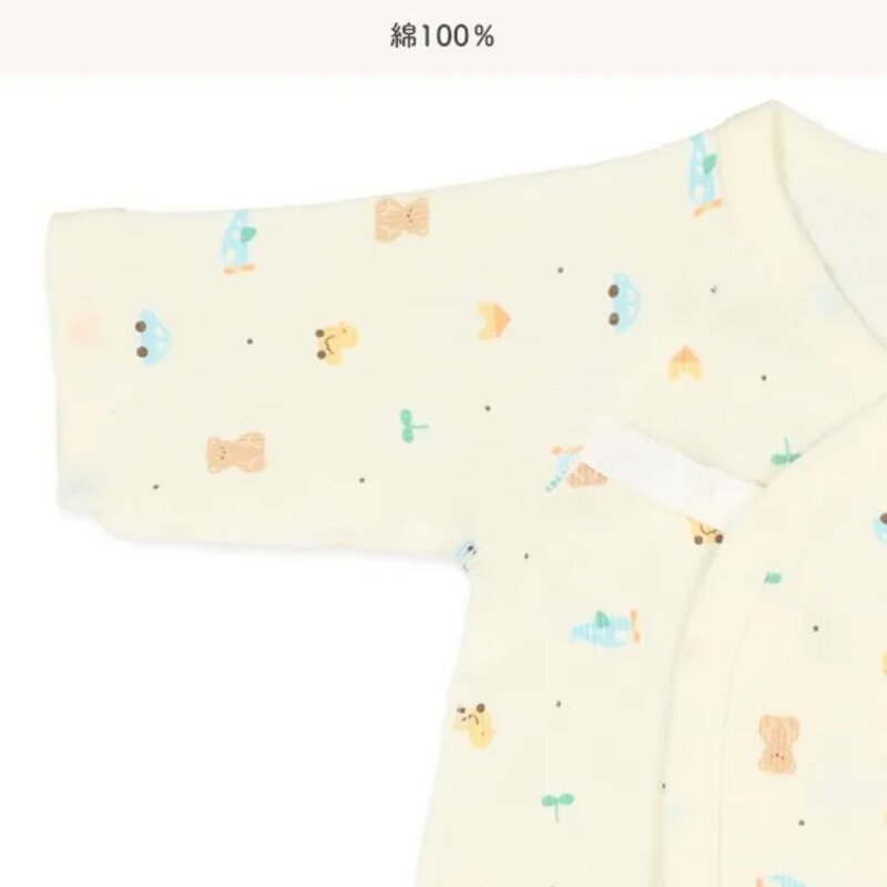 日本選品 新生兒長袖蝴蝶衣兩件組(玩具圖案) 圖片 4
