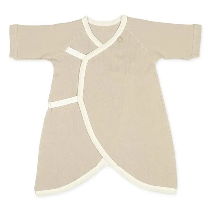 日本選品 新生兒長袖蝴蝶衣兩件組(小熊圖案) 圖片 2