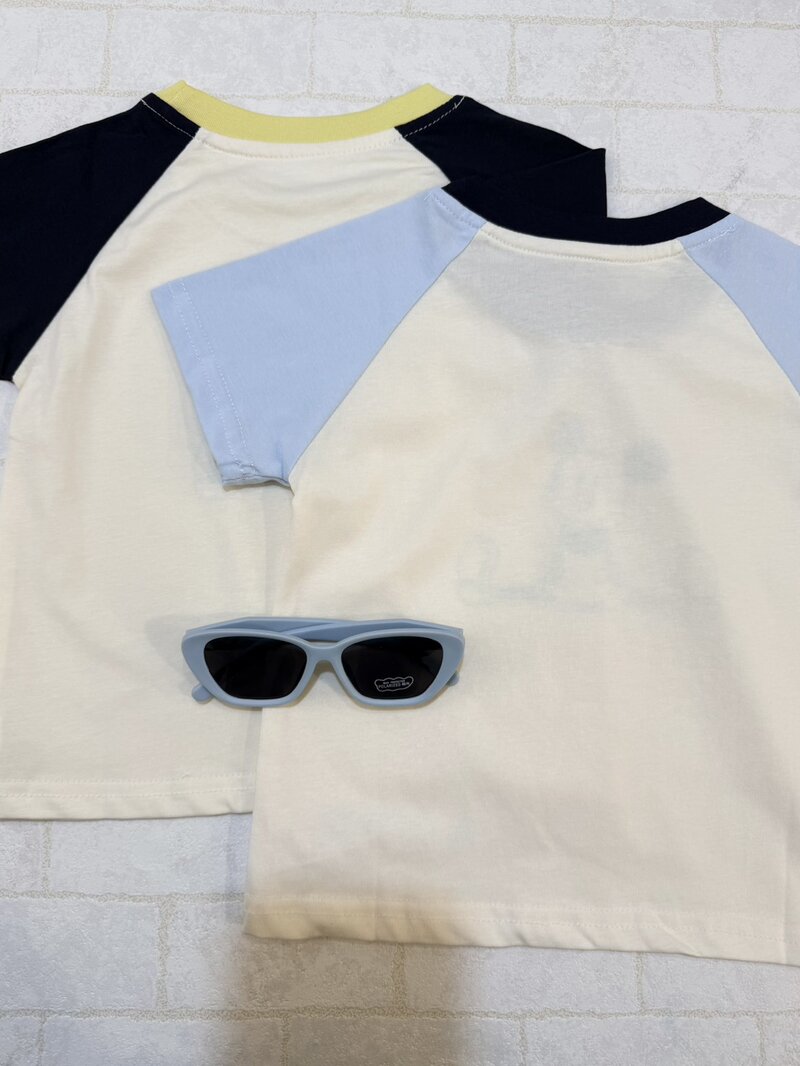 劈腿米奇撞色領短袖T恤 圖片 2