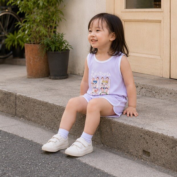 4格朱迪冰絲涼感無袖運動套裝 圖片 3