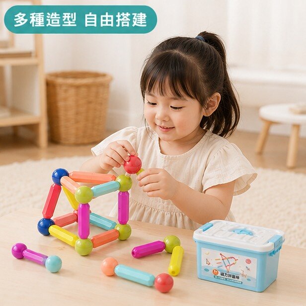 益智磁力拼圖棒 圖片 3