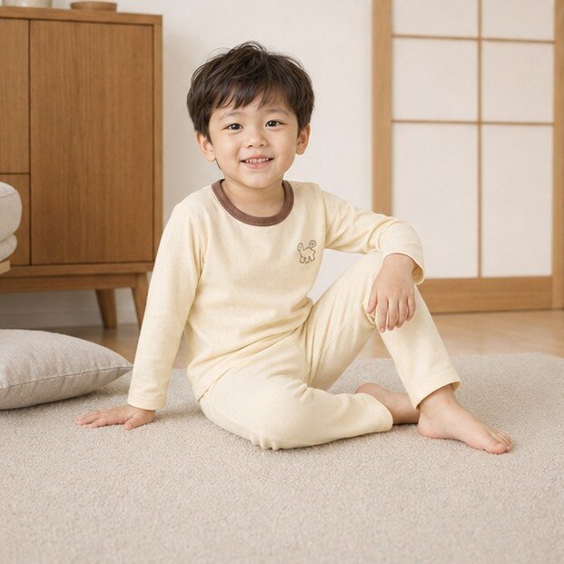小恐龍印刷長袖居家服套裝 圖片 3